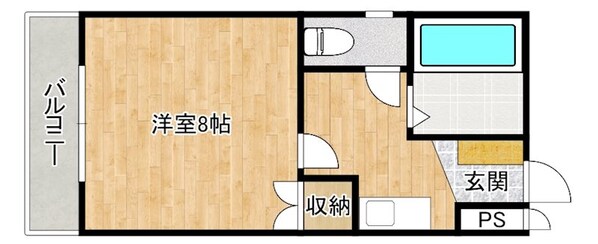 サバービア都府楼の物件間取画像